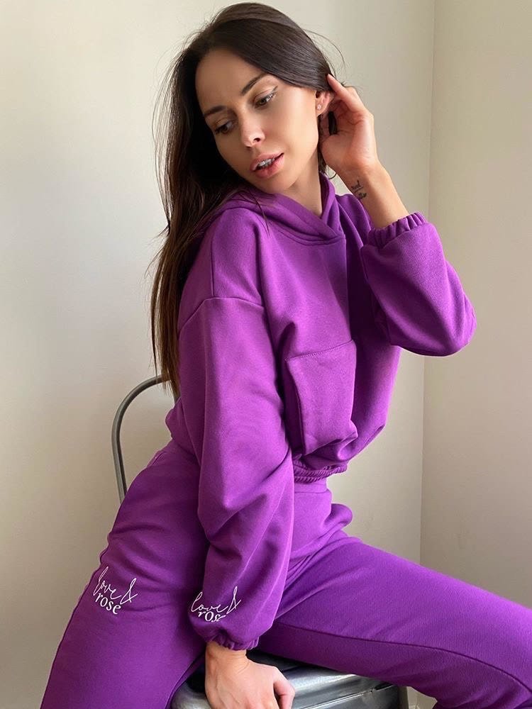 Naomi Purple Hoodie